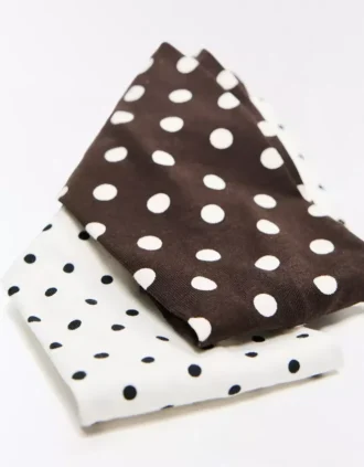 2-Pack of Polka Dot Hair Bands – Accessories