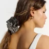 2-Pack of Swiss Embroidery Scrunchies