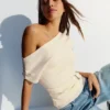 Asymmetric Belted T-Shirt Asymmetric Belted T-Shirt