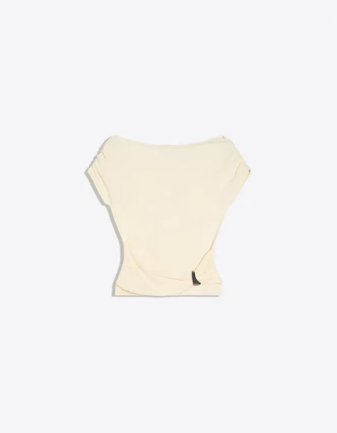 Asymmetric Belted T-Shirt Asymmetric Belted T-Shirt