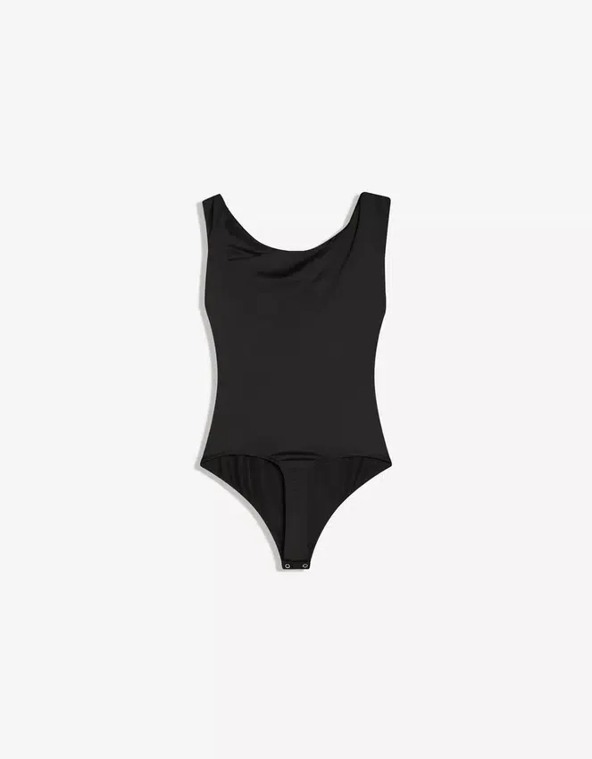 Asymmetric Ruched Strappy Bodysuit Asymmetric Ruched Strappy Bodysuit