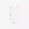 Asymmetric Ruched Strappy Bodysuit Asymmetric Ruched Strappy Bodysuit