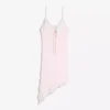 Asymmetric Sateen Mini Dress Asymmetric Sateen Mini Dress