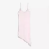 Asymmetric Sateen Mini Dress Asymmetric Sateen Mini Dress
