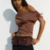 Asymmetric T-Shirt – Tops and Bodysuits