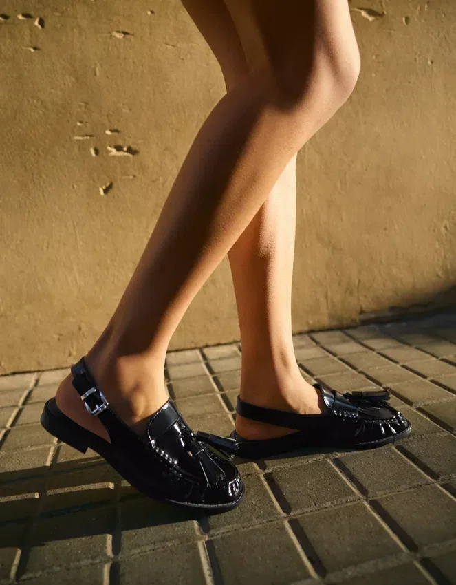 Backless Tassel Loafers – Shoes Backless Tassel Loafers – Shoes