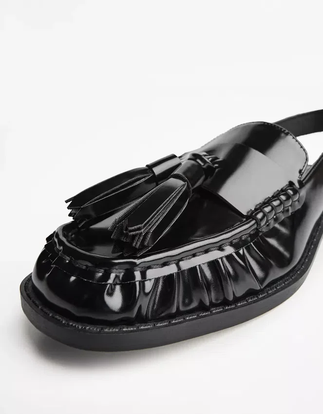 Backless Tassel Loafers – Shoes Backless Tassel Loafers – Shoes