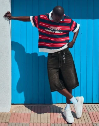 Baggy Denim Bermuda Shorts – Shorts and Jorts – Men