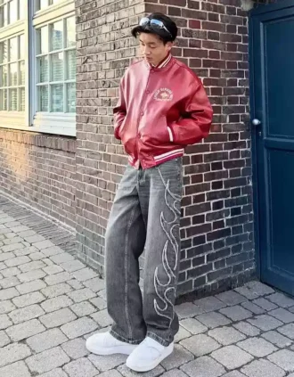 Baggy Jeans with Patch