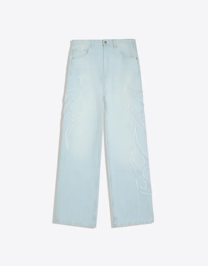 Baggy Jeans with Patch Baggy Jeans with Patch
