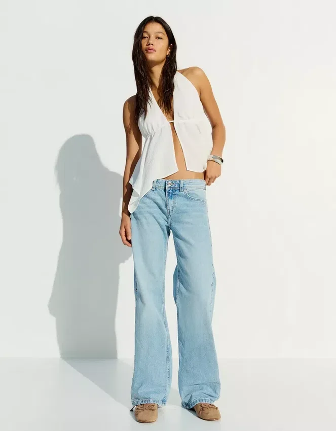 Baggy Jeans with Star Studs – Pants Baggy Jeans with Star Studs – Pants
