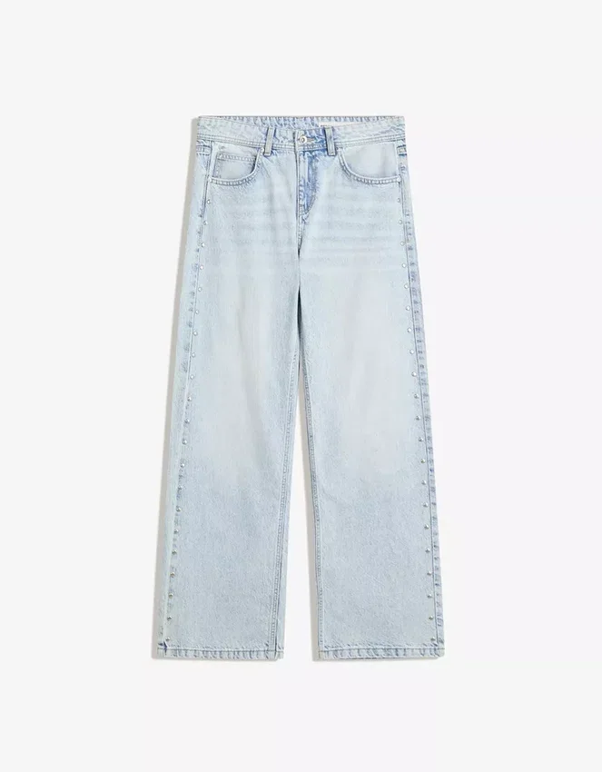 Baggy Jeans with Star Studs – Pants Baggy Jeans with Star Studs – Pants