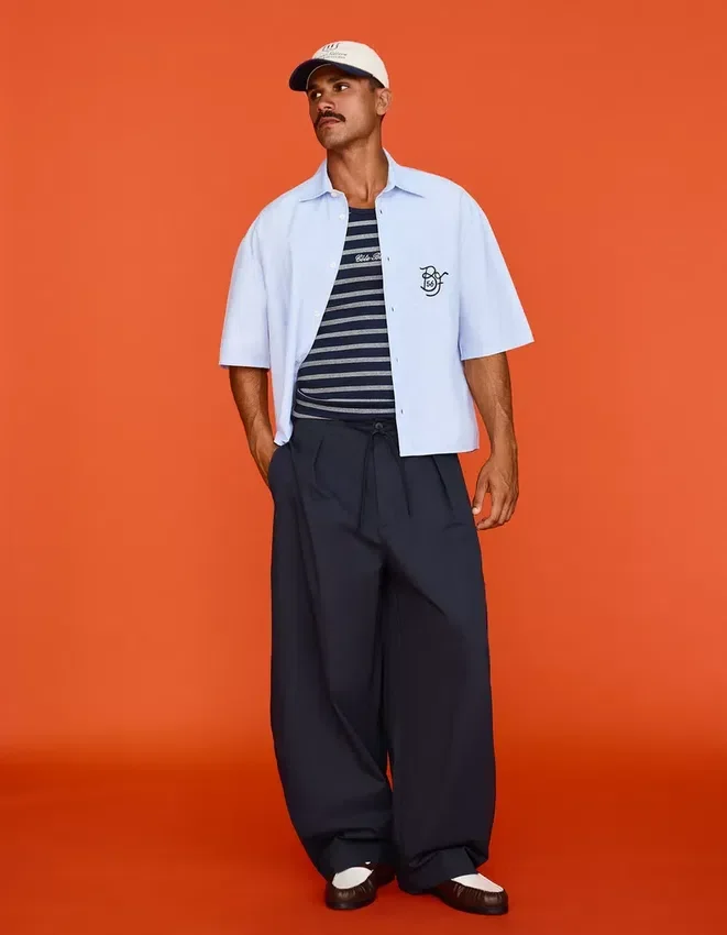Barrel Trousers with Darts – Pants Barrel Trousers with Darts – Pants