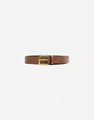 Belt with Gold Buckle – Accessories