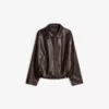 Belted Faux Leather Bomber Jacket – #Bershkastyle – Women