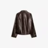 Belted Faux Leather Bomber Jacket – #Bershkastyle – Women