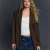 Blazer with Back Buckle – Jackets and Trench