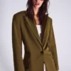 Blazer with Back Buckle – Jackets and Trench