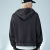 Boxy Fit Cropped Zip-Up Sweatshirt – Sweatshirts & Hoodies – Men