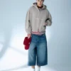 Boxy Fit Cropped Zip-Up Sweatshirt with Print – Sweatshirts & Hoodies