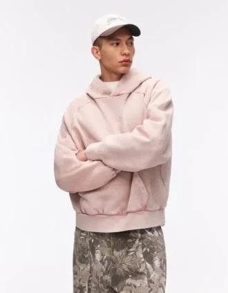 Boxy Fit Hooded Sweatshirt – Sweatshirts & Hoodies