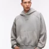 Boxy Fit Hooded Sweatshirt – Sweatshirts & Hoodies