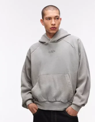 Boxy Fit Hooded Sweatshirt – Sweatshirts & Hoodies