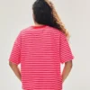 Boxy Fit Striped T-Shirt – T-Shirts