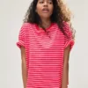 Boxy Fit Striped T-Shirt – T-Shirts