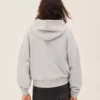 Boxy Fit Zip-Up Sweatshirt with Print – Sweatshirts & Hoodies