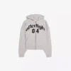 Boxy Fit Zip-Up Sweatshirt with Print – Sweatshirts & Hoodies