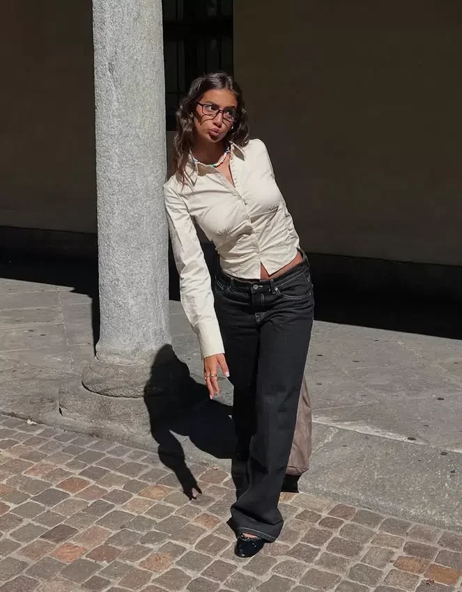 Boyfriend Fit Denim – Pants Boyfriend Fit Denim – Pants