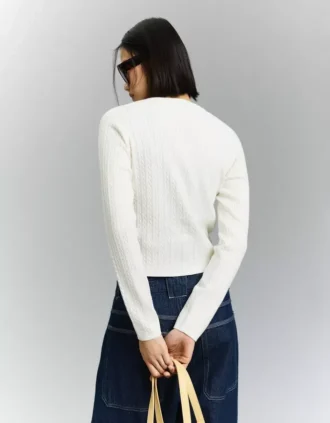 Braided Button-Up Cardigan – Sweaters and Cardigans