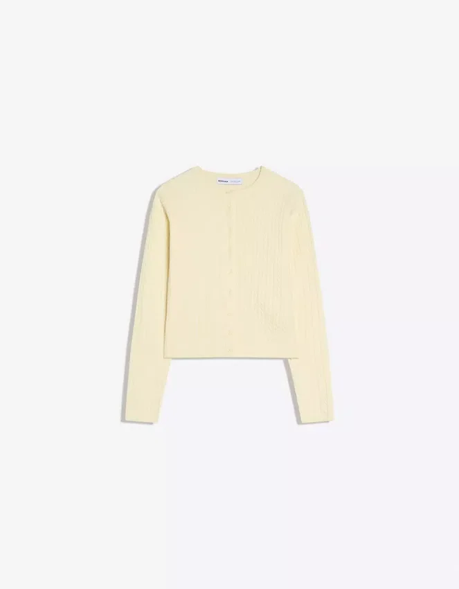 Braided Button-Up Cardigan – Sweaters and Cardigans Braided Button-Up Cardigan – Sweaters and Cardigans