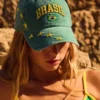 Brazil Embroidered Cap Brazil Embroidered Cap