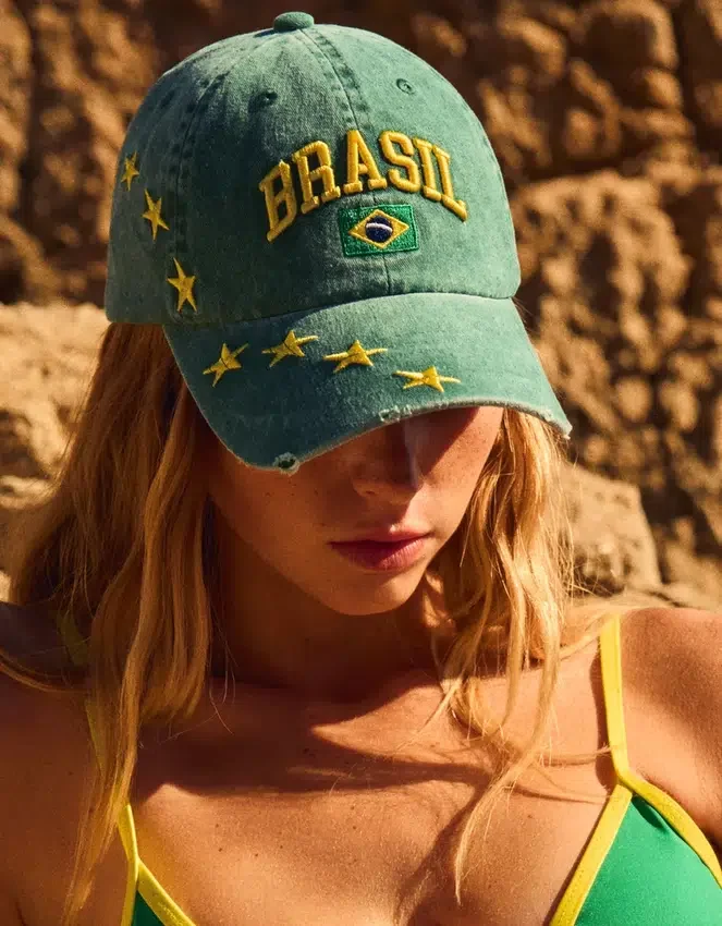 Brazil Embroidered Cap Brazil Embroidered Cap