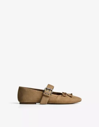 Buckle Ballerina Flat – Flat Shoes – Women