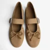 Buckle Ballerina Flat – Flat Shoes – Women