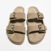 Buckled Flat Slider Sandals Buckled Flat Slider Sandals