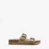 Buckled Flat Slider Sandals Buckled Flat Slider Sandals