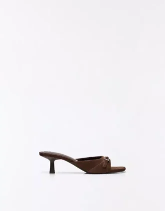 Buckled Heel Mules – Women