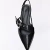 Buckled Slingback Ballet Flats – Flat Shoes Buckled Slingback Ballet Flats – Flat Shoes