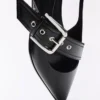 Buckled Slingback Ballet Flats – Women