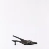Buckled Slingback Kitten-Heel Shoes – Heeled Shoes