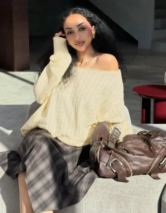 Cable-Knit Sweater