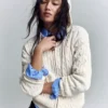 Cable Knit Zip-Up Cardigan – Sweaters and Cardigans Cable Knit Zip-Up Cardigan – Sweaters and Cardigans