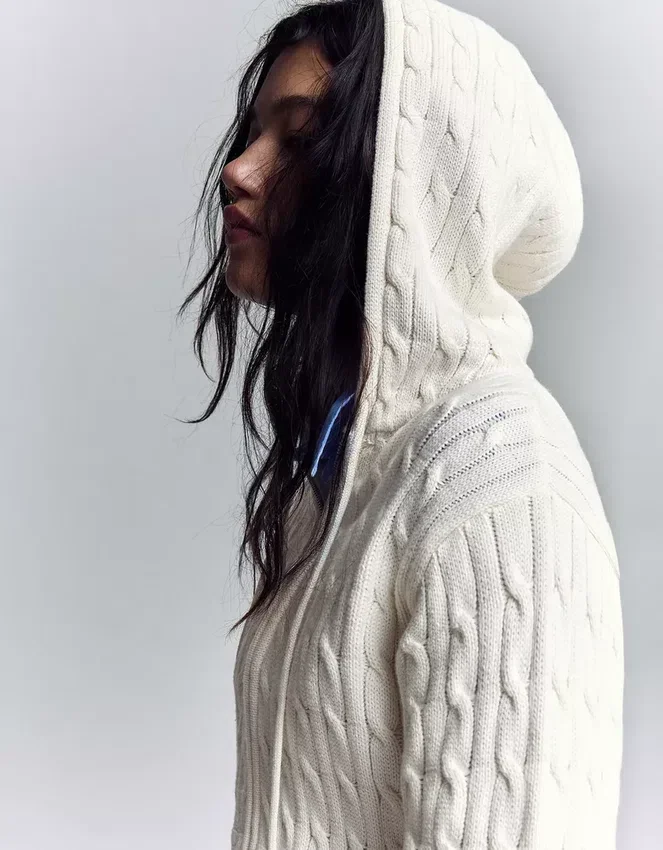 Cable Knit Zip-Up Cardigan – Sweaters and Cardigans Cable Knit Zip-Up Cardigan – Sweaters and Cardigans