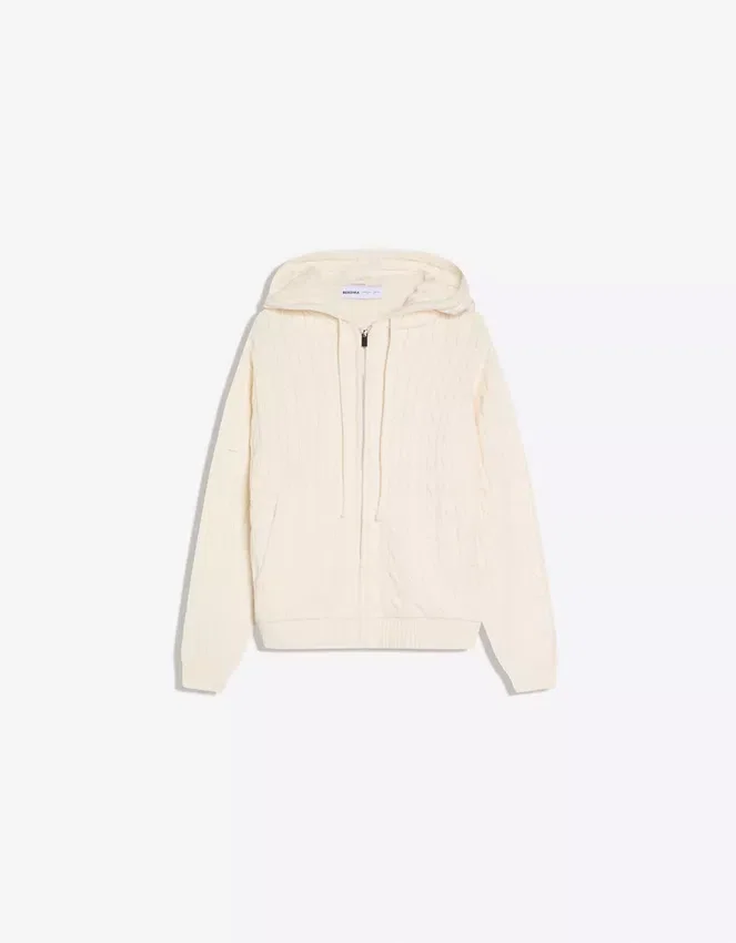 Cable Knit Zip-Up Cardigan – Sweaters and Cardigans Cable Knit Zip-Up Cardigan – Sweaters and Cardigans