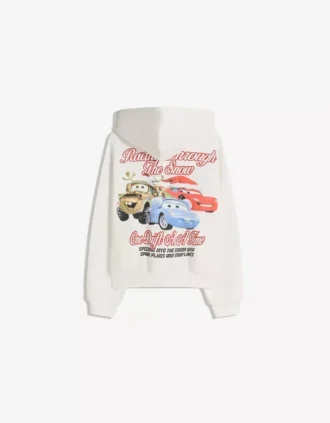 Cars Print Hooded Sweatshirt – Sweatshirts and Hoodies
