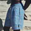 Check Print Swimming Trunks – Bershka Lovers